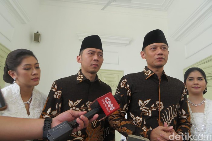 AHY dan Ibas Silaturahmi ke Jokowi di Istana