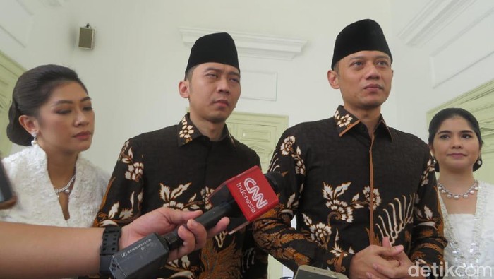 AHY dan Ibas Silaturahmi ke Jokowi di Istana