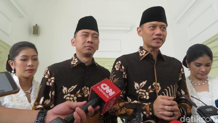 AHY dan Ibas Silaturahmi ke Jokowi di Istana