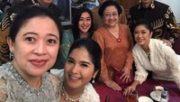 Momen akrab silaturahmi AHY-Ibas dan keluarga ke kediaman Megawati itu juga diunggah oleh putri Megawati yang juga Menko PMK Puan Maharani di akun Instagram-nya (Foto: Dok. Instagram Puan Maharani)
