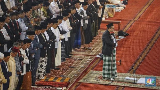 foto/Suasana Jokowi Saat Salat Ied di Istiqlal/Andreran Kristianto