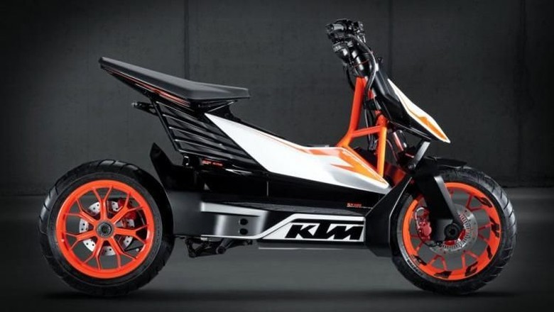 Skuter listrik KTM. Foto: Pool (indianautosblog) Skuter listrik KTM. Foto: Pool (indianautosblog)