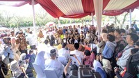 Ini merupakan Lebaran pertama yang dilewati keluarga besar Yudhoyono tanpa ada sosok Ani Yudhoyono Foto: Jefrie Nandy Satria/detikcom