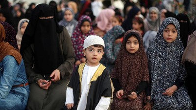 Melihat Suasana Idul Fitri di Gaza Hingga New York