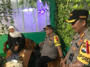 Tak Ingin Kejadian di Sukoharjo, Kapolda Jatim Keliling Pantau Pos Pengamanan