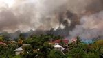 Penampakan Hangus Puluhan Rumah di Buton karena Bentrok Warga
