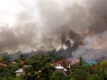 Bentrok Warga di Buton Sultra, 30 Rumah Terbakar