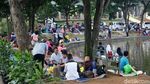 Tak Hanya Ragunan dan Monas, TMII Juga Disesaki Pengunjung