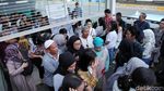 Lebaran Hari Kedua, Penumpang MRT Membludak