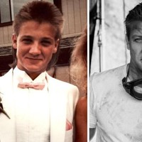 Begini penampilan Jeremy Renner, sang Hawkeye dari Avengers, saat menghadiri pesta prom. Gayanya 80s banget dengan rambut jabrik berbuntut. (Foto: Boredpanda)