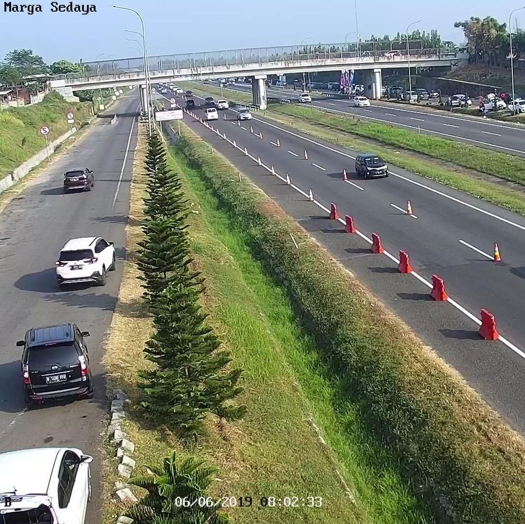 Pagi Ini Contraflow Diberlakukan di Tiga Titik di Tol Cipali