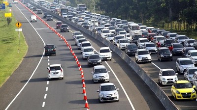 Libur Lebaran, Jalur Puncak Macet