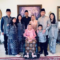 Silaturahmi AHY-Ibas ke kediaman keluarga Gus Dur