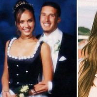 Inilah potret jadul aktris Jessica Alba saat menghadiri pesta prom. Wajah aktris 38 tahun ini nggak terlalu banyak berubah ya? (Foto: Boredpanda)