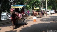 Di hari kedua libur lebaran ini pengunjung yang datang belum terlihat ramai.