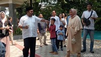 Begini suasana Halal BI Halal di kediaman Rano Karno. Foto: (Desi/detikHOT)