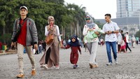 Kebanyakan pengunjung datang dengan mengajak keluarganya.