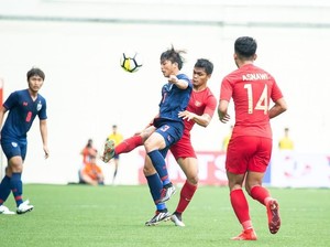 Hasil Merlion Cup 2019: Timnas U-23 Kalah dari Thailand