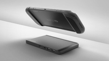 Nintendo Switch Up ini tampak tak memiliki Joy-Con yang bisa dicopot. Rumornya, salah satu Switch anyar memang bakal seperti itu. (Foto: Dok. Olivier Raymond)