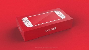 Tak cuma unit Nintendo Switch, Olivier Raymond juga mengimajinasikan bentuk kemasannya. (Foto: Dok. Olivier Raymond)