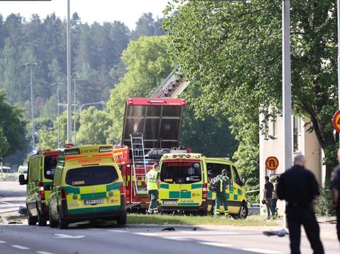Terjadi Ledakan di Linkoping Swedia, 19 Orang Terluka
