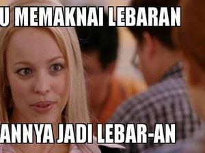 Jangan Baper! Ini Meme Sindiran Buat yang Kalap Makan Saat Lebaran