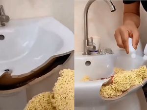 Tak Hanya Viral, Ternyata Mie Instan Memang Bisa Dipakai Perbaiki Perabotan