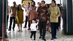 Tingkah Menggemaskan Jan Ethes Ikut Jokowi Silaturahmi ke Keraton Yogya