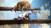 Museum ini menyuguhkan lukisan-lukisan yang dapat mengecoh mata.
