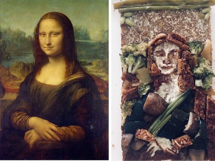 Pakai Roti dan Makanan, Karya Seni Lukisan Terkenal Ini Jadi Keren