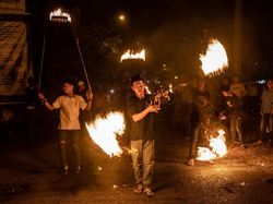 Foto Keren Malam Takbiran, Ada yang Bagai Aksi Doctor Strange