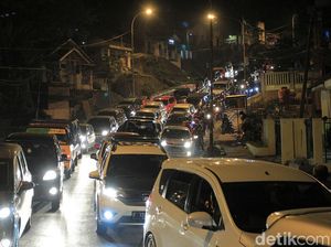 One Way Puncak ke Jakarta Berlaku, Macet di Cipanas Mulai Terurai