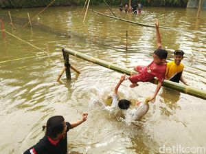 Serunya Lomba Permainan Tradisional Usai Lebaran