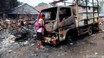 Kondisi Lapak Pemulung di Pasar Minggu Pasca Terbakar