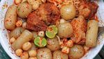 Huaaah! Dijamin Melek Usai Makan Baso Aci Super Pedas