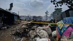 Potret Kebakaran Hebat yang Hanguskan Lapak Pemulung di Pasar Minggu