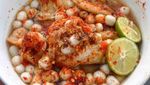 Huaaah! Dijamin Melek Usai Makan Baso Aci Super Pedas