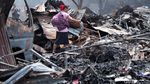 Kondisi Lapak Pemulung di Pasar Minggu Pasca Terbakar