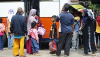 Puncak arus balik pemudik di Terminal Kampung Rambutan diprediksi terjadi hari ini, Sabtu (8/6) hingga besok, Minggu (9/6).