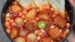 Huaaah! Dijamin Melek Usai Makan Baso Aci Super Pedas