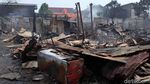 Kondisi Lapak Pemulung di Pasar Minggu Pasca Terbakar