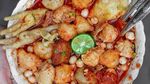 Huaaah! Dijamin Melek Usai Makan Baso Aci Super Pedas