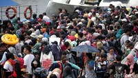 Begini suasana di Pelabuhan Kali Adem, Jakarta Utara, Sabtu (8/6/2019).