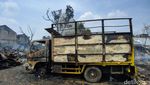 Potret Kebakaran Hebat yang Hanguskan Lapak Pemulung di Pasar Minggu