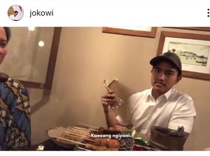Jokowi Nge-vlog: Iriana, Gibran, Jan Ethes Makan, Kaesang Kipas-kipas Sate