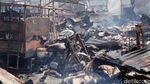 Kondisi Lapak Pemulung di Pasar Minggu Pasca Terbakar