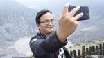 Foto: Saat Tangkuban Perahu Jadi Lautan Manusia