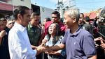Melihat Jokowi Belanja: Jan Ethes Digendong, Gibran-Kaesang Bawa Belanjaan