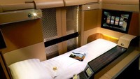 Mau terbang dari San Fransisco ke Abu Dhabi, siapkan ongkos US$ 28 ribu sama dengan Rp 392 juta, naik Etihad Airways. Istimewa/MoneyInc.