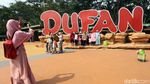 Warga Ramai-ramai Kunjungi Ancol di Hari Terakhir Libur Lebaran
